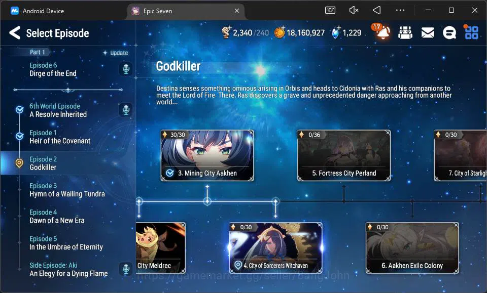 Epic Seven Accounts Global Unverif|5 ML Salome,L Cermia,B Iseria,etc|P image 8