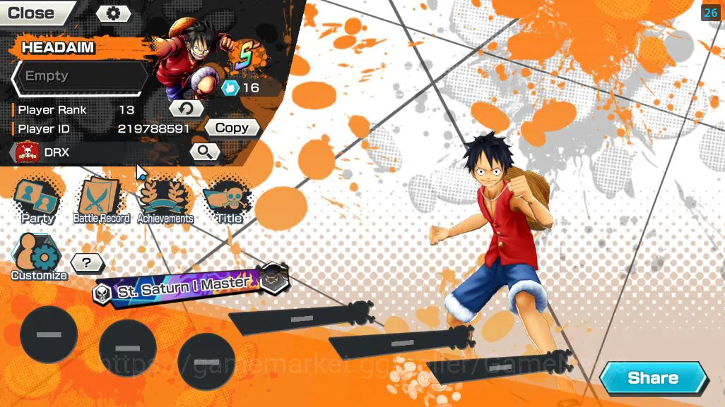 One Piece Bounty Rush Accounts Starter Global|5 EX|Blackbeard Kuzan,Raid on Onighashima roronoa Zoro,NaviHQ 2