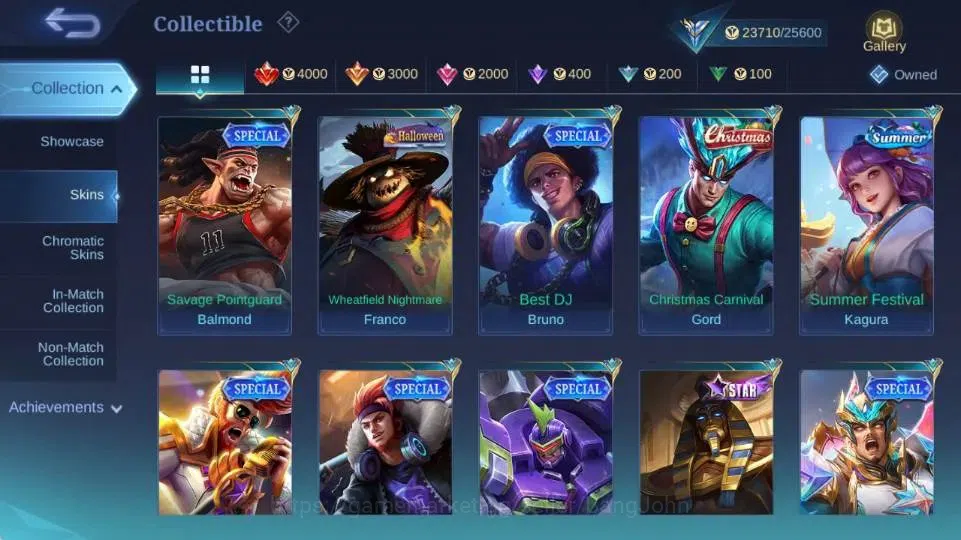 Mobile Legends: Bang Bang Accounts Global Hero 77 Skin 110|CC Natalia|LightBorn TG|M7 image 12
