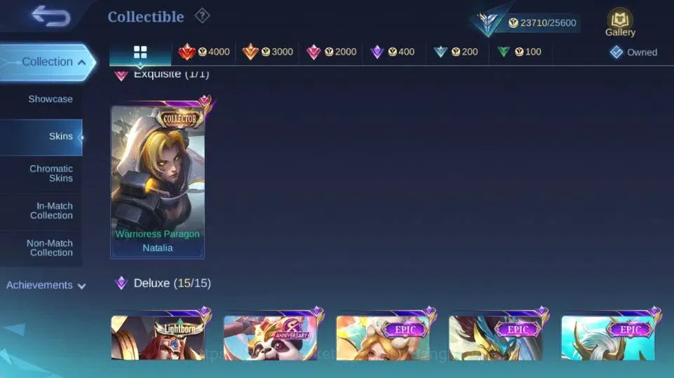 Mobile Legends: Bang Bang Accounts Global Hero 77 Skin 110|CC Natalia|LightBorn TG|M7 image 8