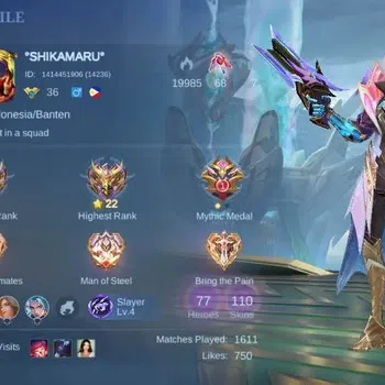 Mobile Legends: Bang Bang Collector Global Hero 77 Skin 110|CC Natalia|LightBorn TG|M7 image 1