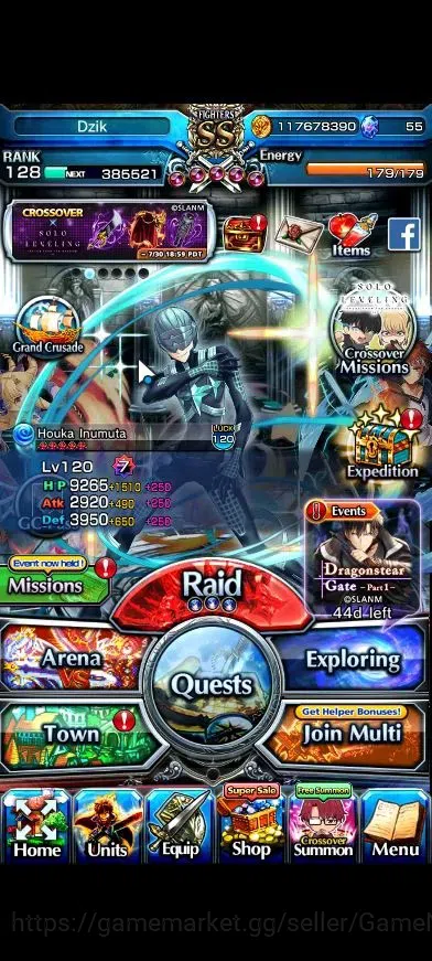 Grand Summoners Accounts Global|2 Sp Art|Rank 128|28 Ascend+18 TW|(Houka lu image 1