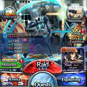 Grand Summoners End-Game Global|2 Sp Art|Rank 128|28 Ascend+18 TW|(Houka lu image 1