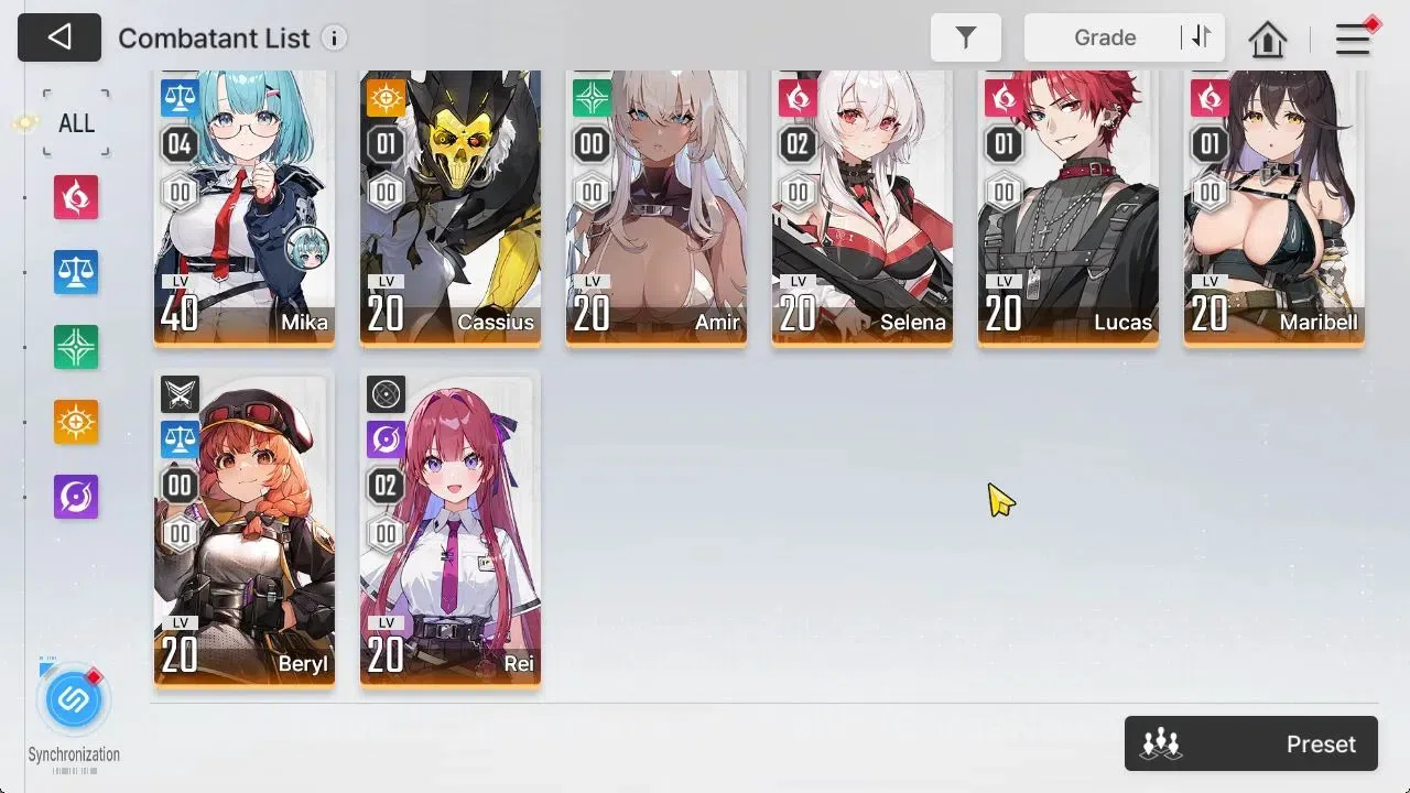 Chaos Zero Nightmare Accounts GLOBAL Lv 40|4 SSR[Heidemarie+Sign,Chizuru,Mei Lin image 5