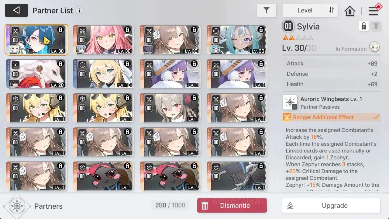 Chaos Zero Nightmare Accounts GLOBAL Lv 40|4 SSR[Heidemarie+Sign,Chizuru,Mei Lin image 6