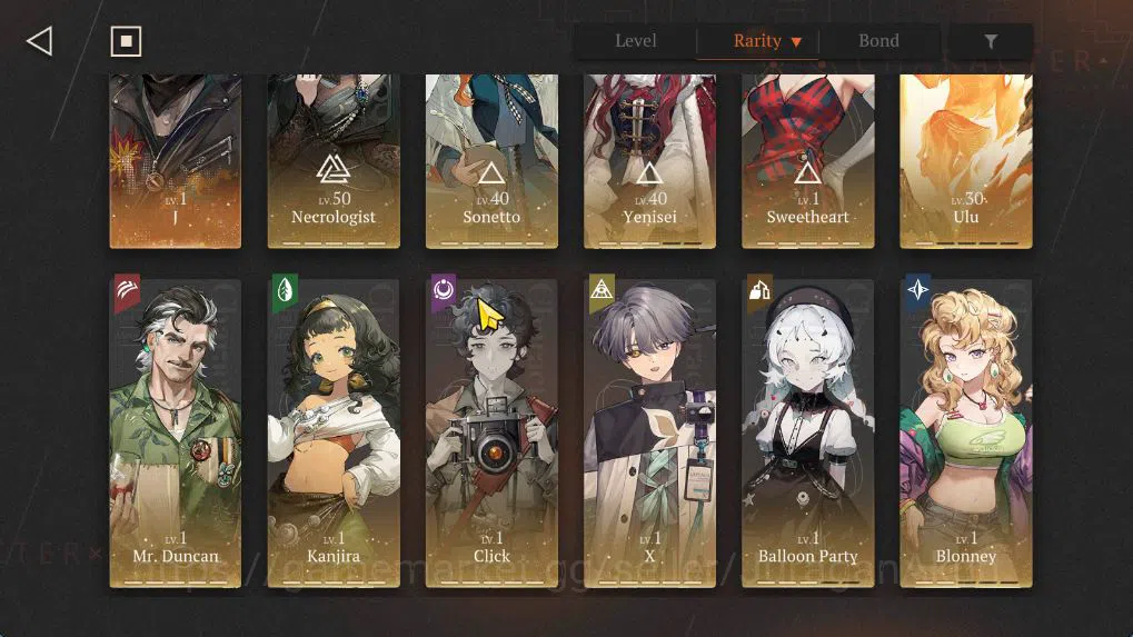 Reverse: 1999 Accounts Midgame Lv 57|Anjo Nala P2+Sign, Lucy P4+Sign,Kakania+Sign, Willow+Sign, Marcus+Sign 4