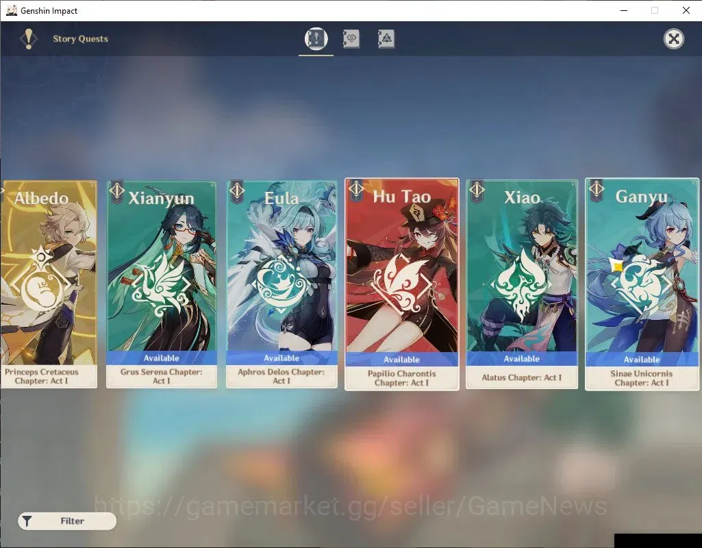 Genshin Impact Accounts Asia | AR 58| Mavuika PremTeam +Skirk PemTeam |10  image 16