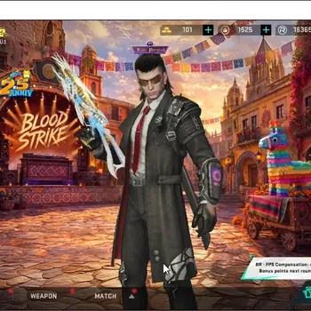 Blood Strike Accounts Collab Skin ASIA|Eternal Bizon-Seraph|Ultra Zero-Agent Zero,Ethan-Raid Mask,Spear-Crimson