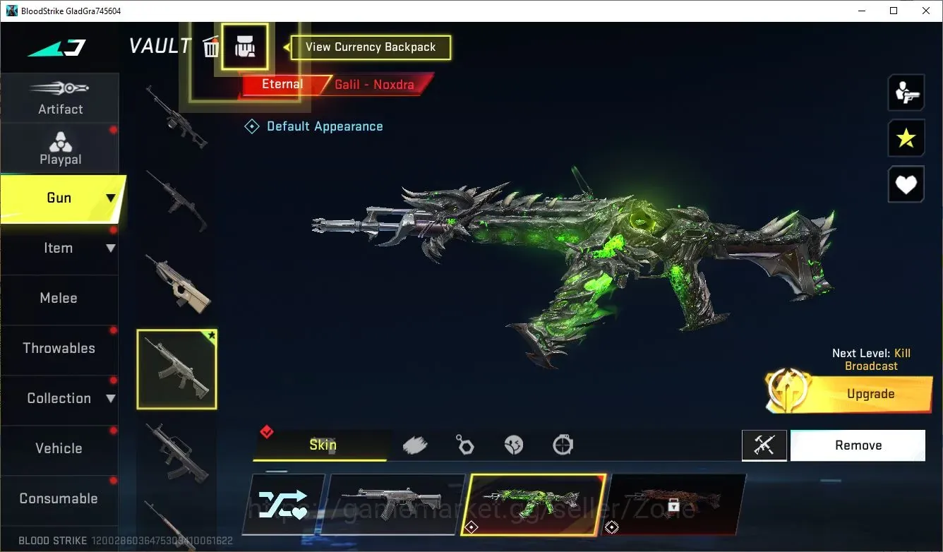 Blood Strike Accounts Starter ASIA|STARTER|1 ETERNAL: Galil-Noxdra | 2 LEGENDARY Chests | 1 EPIC Rename Card | 1 RARE 1