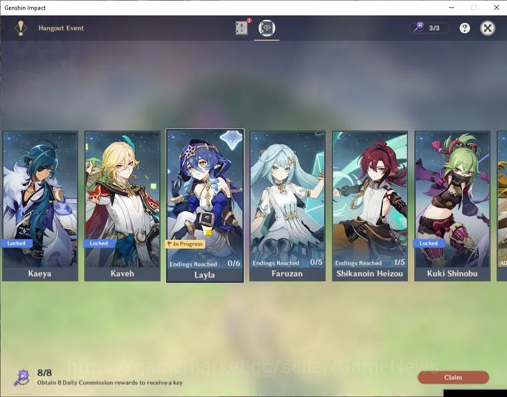 Genshin Impact Accounts ASIA|AR 57|9 Limit+7(*5WeP)|(Hutao)+Sign,Arlecchin image 17