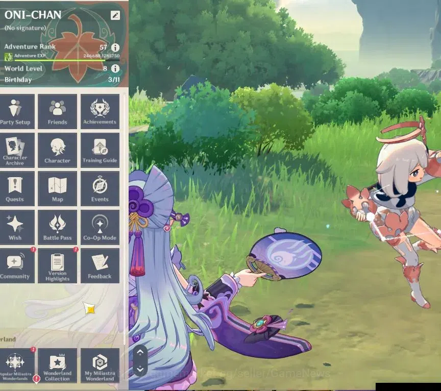 Genshin Impact Accounts ASIA|AR 57|9 Limit+7(*5WeP)|(Hutao)+Sign,Arlecchin image 2