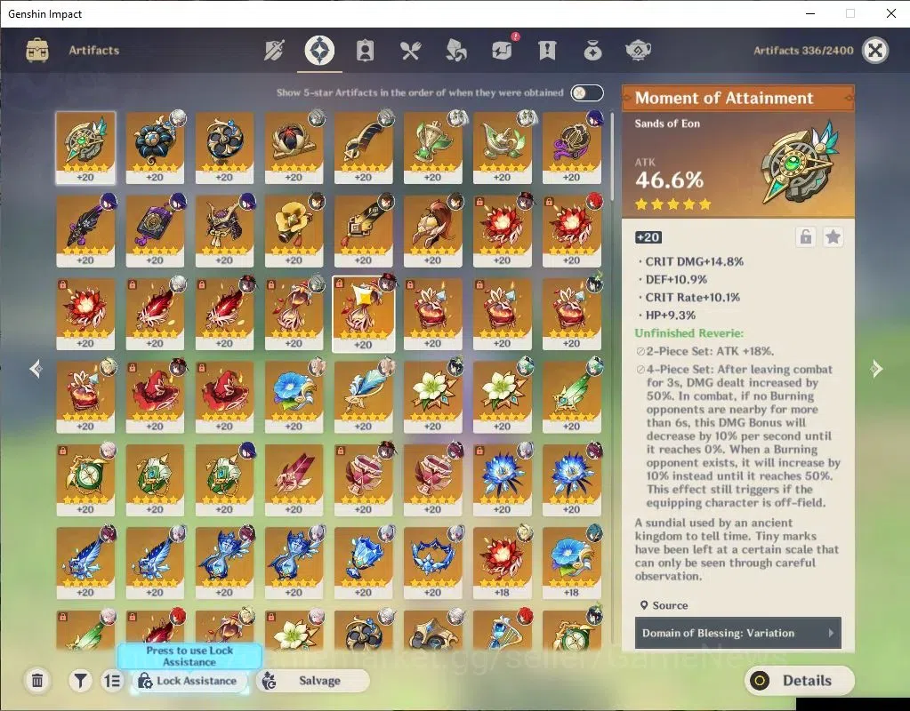 Genshin Impact Accounts ASIA|AR 57|9 Limit+7(*5WeP)|(Hutao)+Sign,Arlecchin image 6