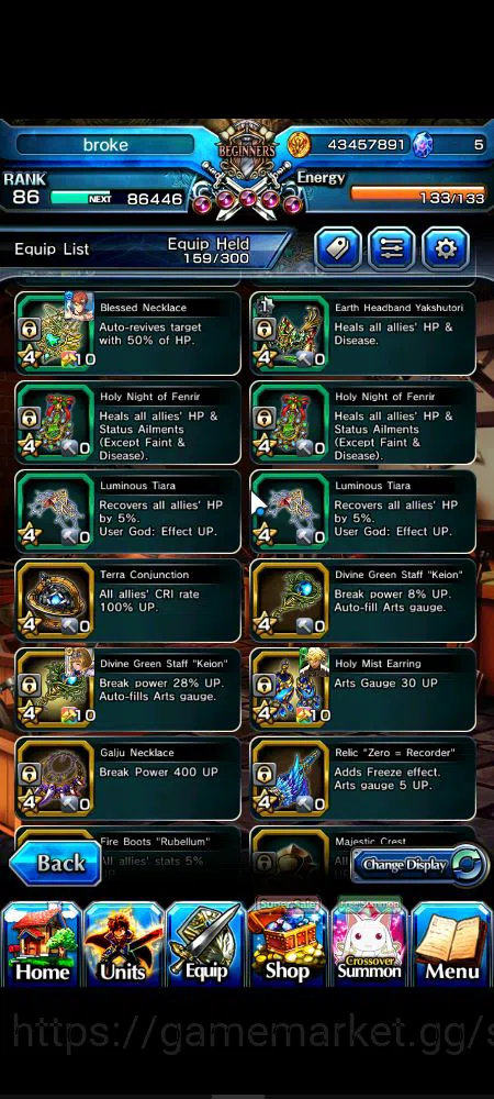 Grand Summoners Accounts Global|Rank 86|39 RGB|18 Ascend|InumutaTW,EmiyaTW, image 11