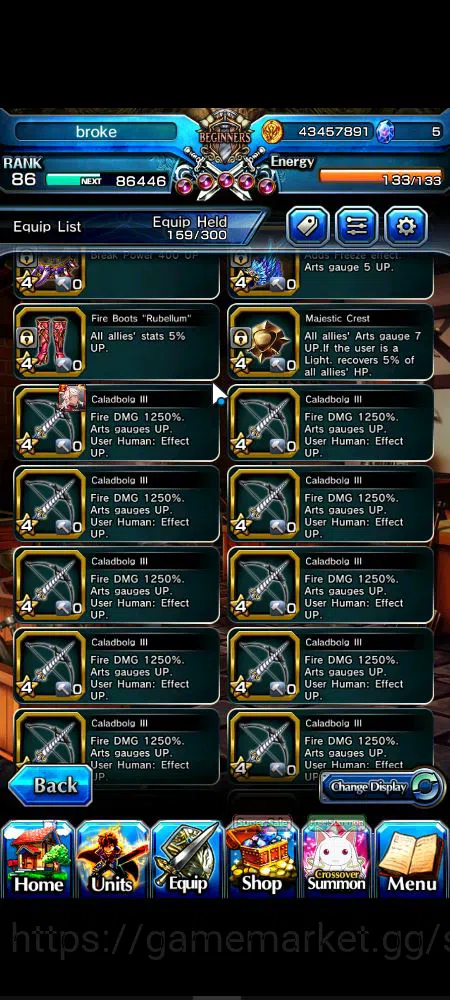Grand Summoners Accounts Global|Rank 86|39 RGB|18 Ascend|InumutaTW,EmiyaTW, image 12