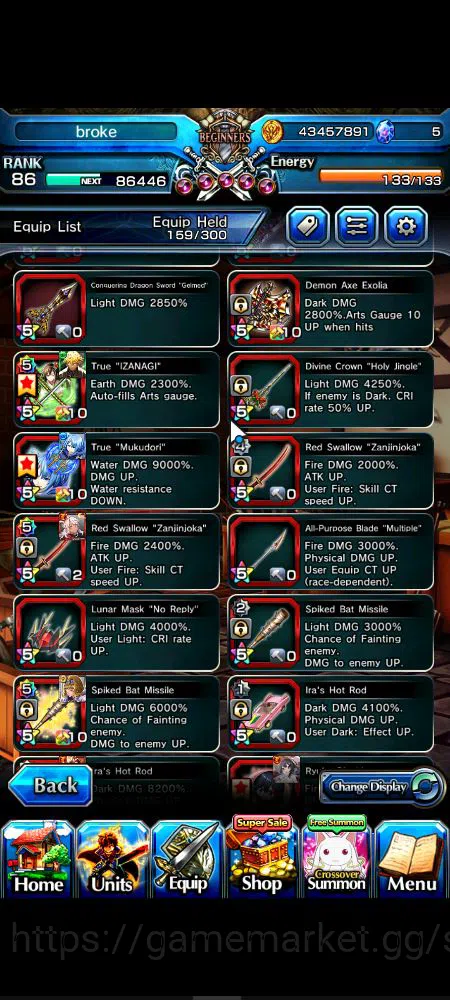 Grand Summoners Accounts Global|Rank 86|39 RGB|18 Ascend|InumutaTW,EmiyaTW, image 14