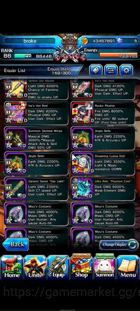 Grand Summoners Accounts Global|Rank 86|39 RGB|18 Ascend|InumutaTW,EmiyaTW, image 15