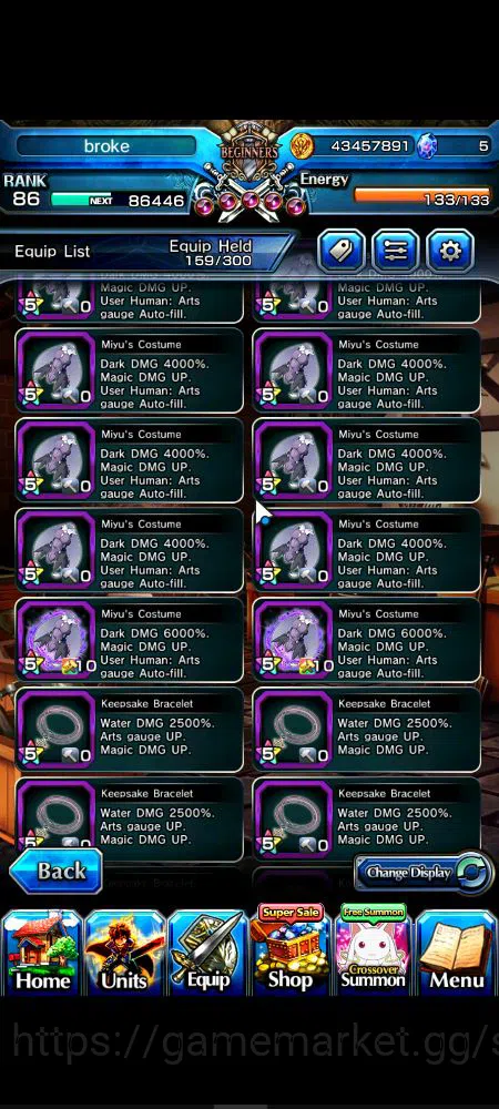 Grand Summoners Accounts Global|Rank 86|39 RGB|18 Ascend|InumutaTW,EmiyaTW, image 16