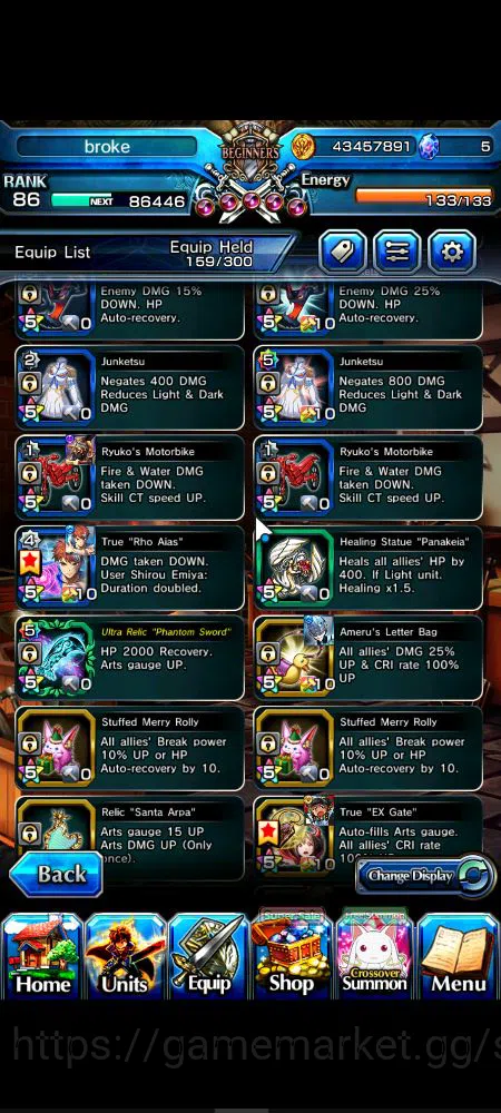 Grand Summoners Accounts Global|Rank 86|39 RGB|18 Ascend|InumutaTW,EmiyaTW, image 19