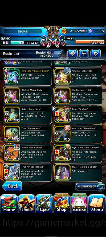 Grand Summoners Accounts Global|Rank 86|39 RGB|18 Ascend|InumutaTW,EmiyaTW, image 20
