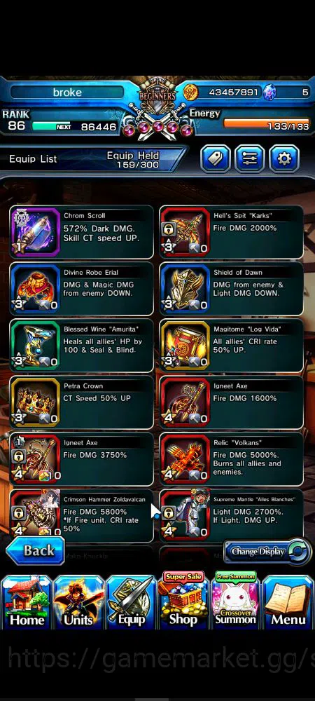 Grand Summoners Accounts Global|Rank 86|39 RGB|18 Ascend|InumutaTW,EmiyaTW, image 7