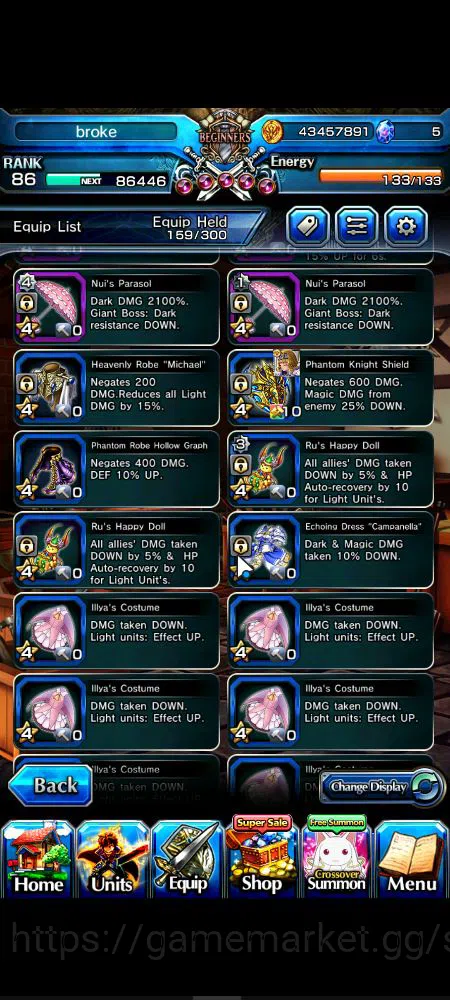 Grand Summoners Accounts Global|Rank 86|39 RGB|18 Ascend|InumutaTW,EmiyaTW, image 9