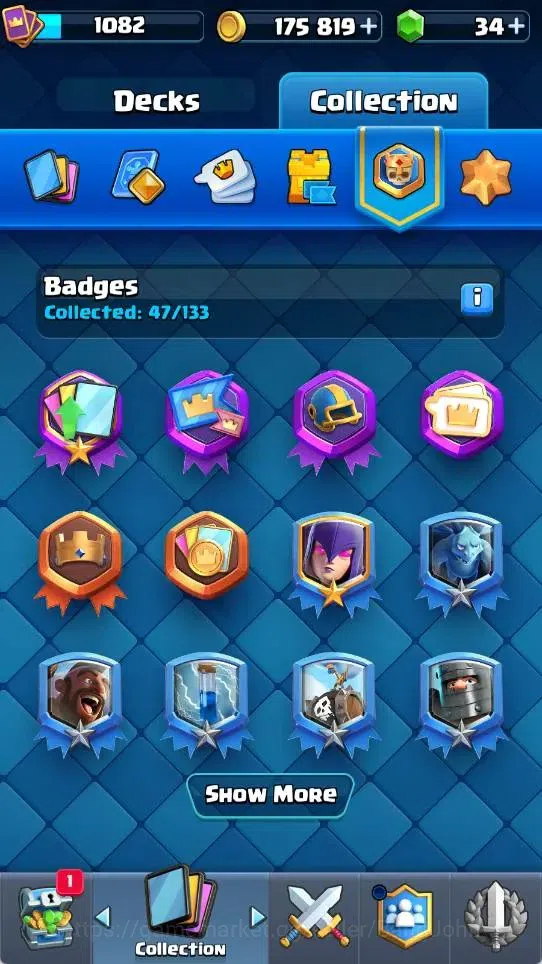 Clash Royale Accounts Mobile |KTL 12|Trophy 8061|5 EVO Cards|1 Hero Card image 12