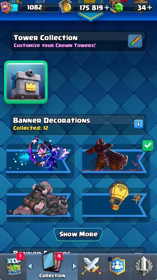 Clash Royale Accounts Mobile |KTL 12|Trophy 8061|5 EVO Cards|1 Hero Card image 14