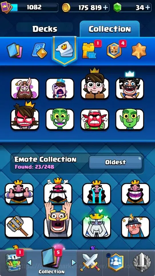 Clash Royale Accounts Mobile |KTL 12|Trophy 8061|5 EVO Cards|1 Hero Card image 15