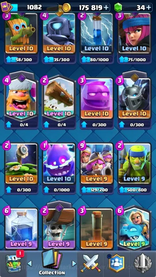 Clash Royale Accounts Mobile |KTL 12|Trophy 8061|5 EVO Cards|1 Hero Card image 6