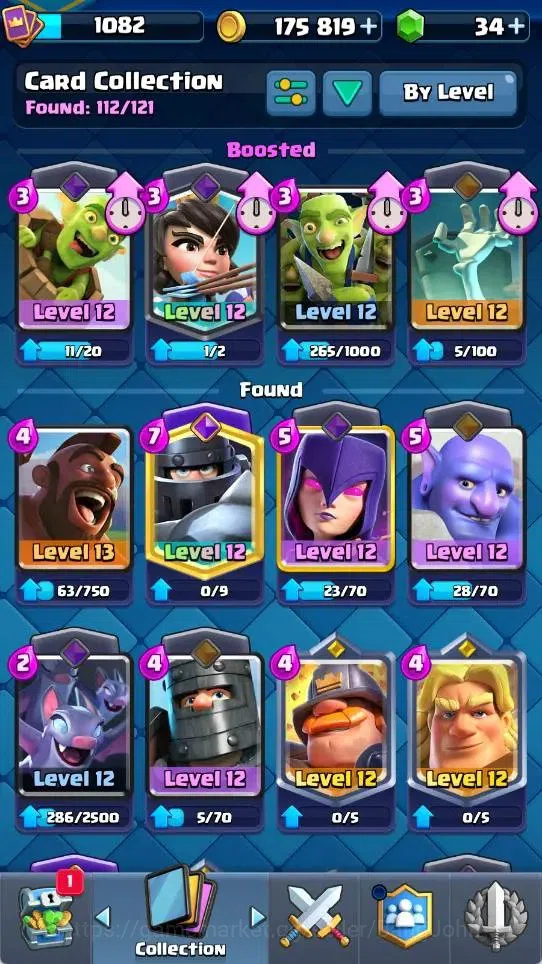 Clash Royale Accounts Mobile |KTL 12|Trophy 8061|5 EVO Cards|1 Hero Card image 8