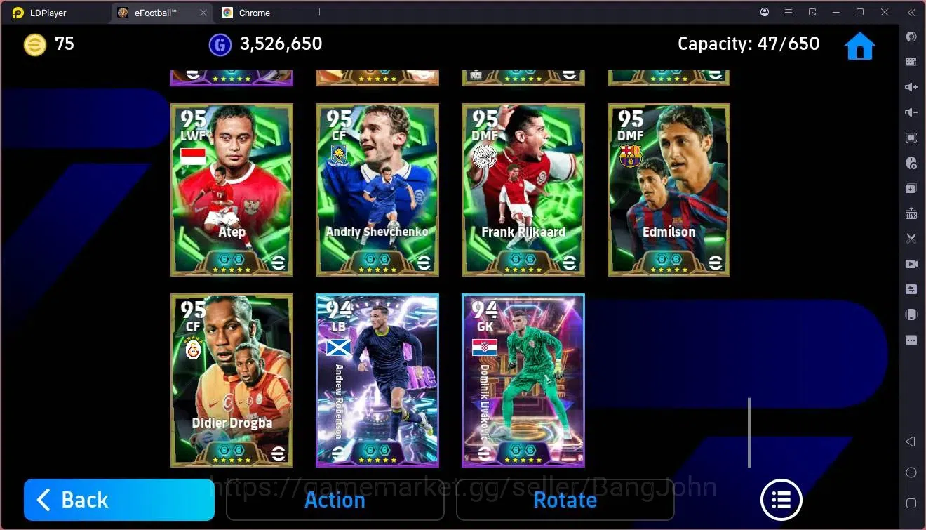 eFootball Accounts Mobile|PW 3199|Bigtime Gerrard,Nistelrooij,Bergson image 10