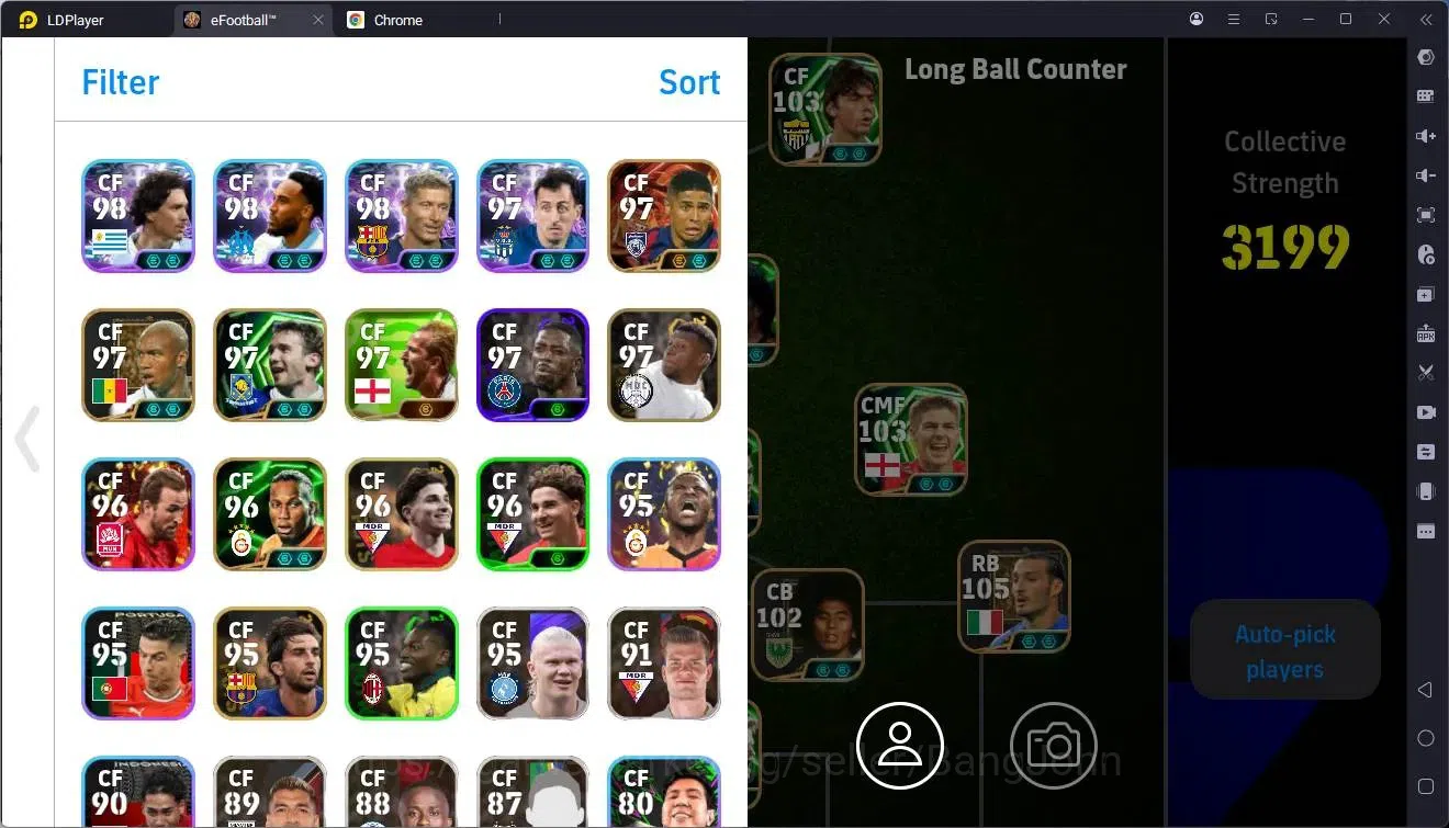 eFootball Accounts Mobile|PW 3199|Bigtime Gerrard,Nistelrooij,Bergson image 2