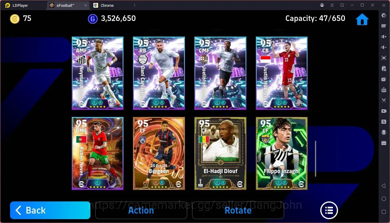 eFootball Accounts Mobile|PW 3199|Bigtime Gerrard,Nistelrooij,Bergson image 9