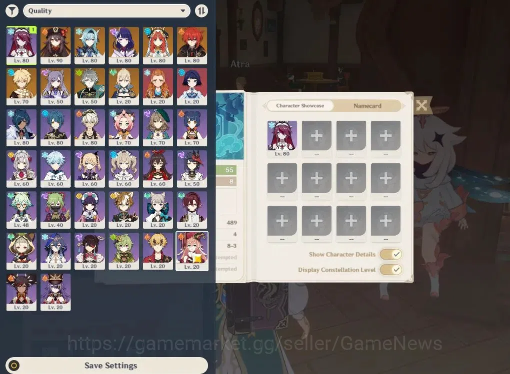Genshin Impact Accounts ASIA|AR55|5Limited+1(*5Weapon)|HuTao,Eula,Alhaiham image 2