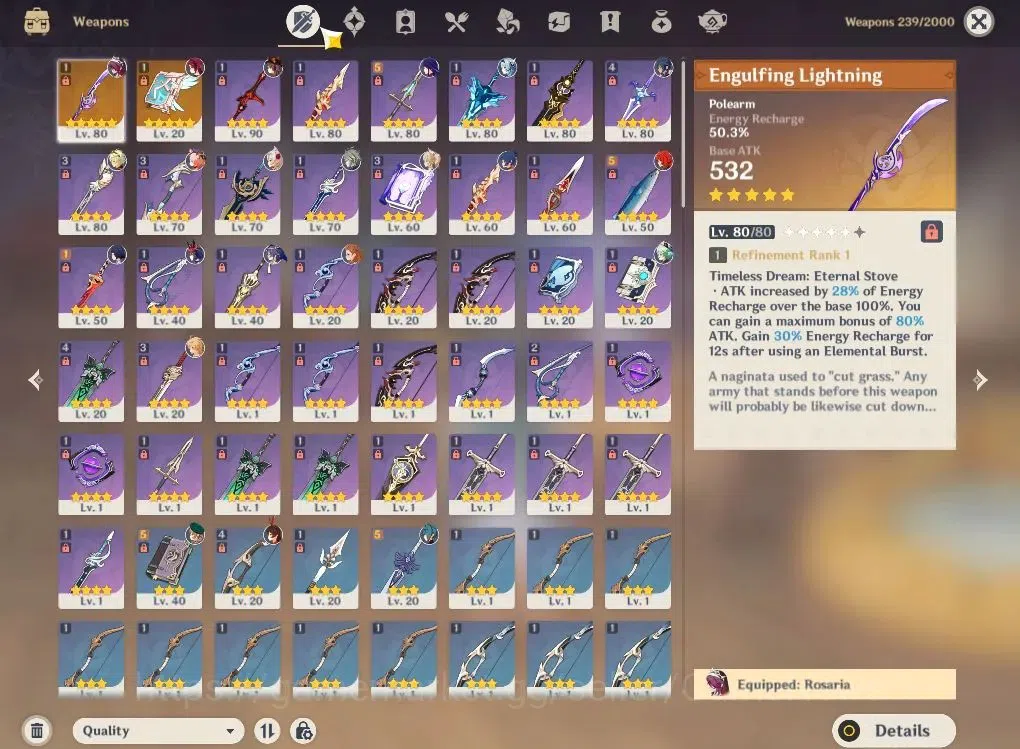 Genshin Impact Accounts ASIA|AR55|5Limited+1(*5Weapon)|HuTao,Eula,Alhaiham image 5