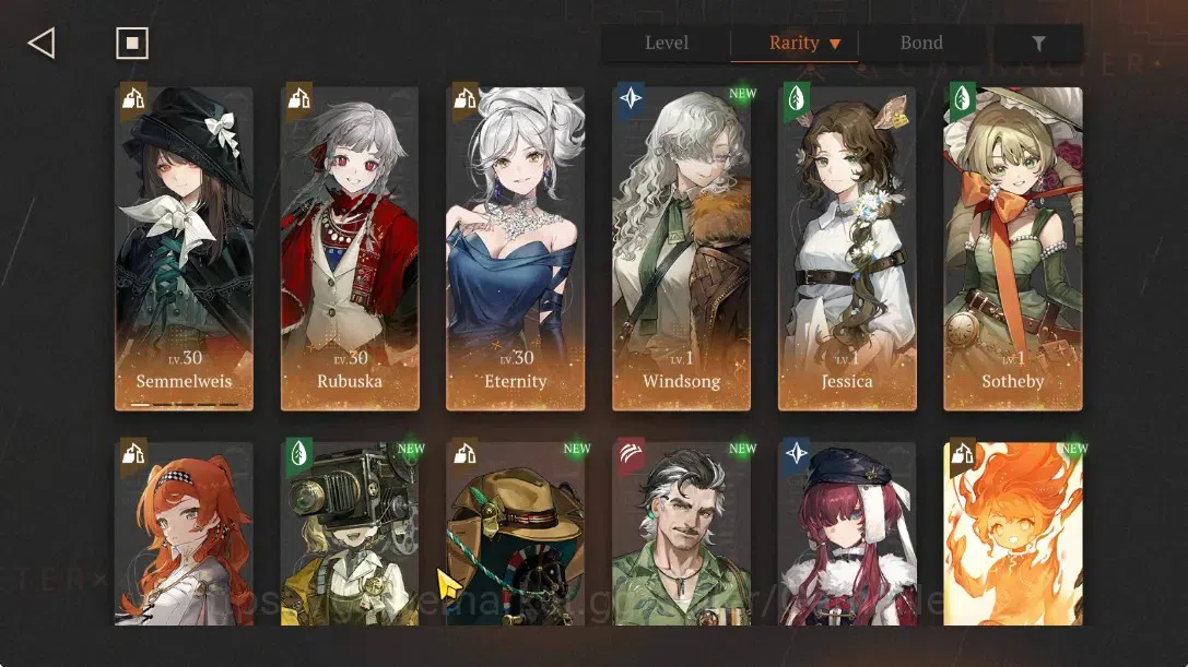 Reverse: 1999 Accounts GLOBAL|Starter|Lv4|6(*6Crew)|2,7k CD|14 Unilog|Sem image 5
