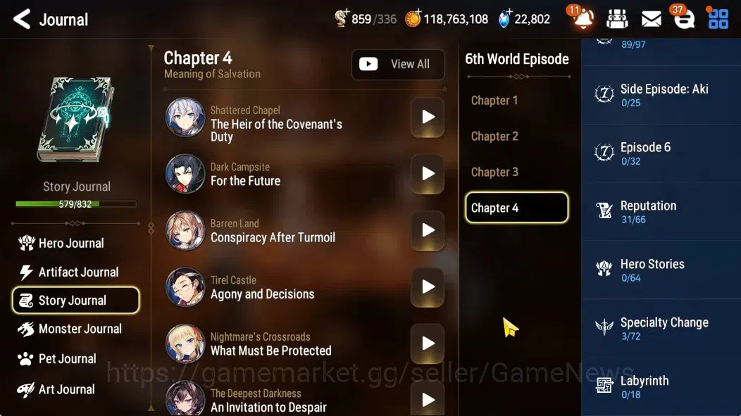 Epic Seven Accounts GLOBAL Unverif|New Era|11 ML(NM Luna,Straze,SP Pol image 11
