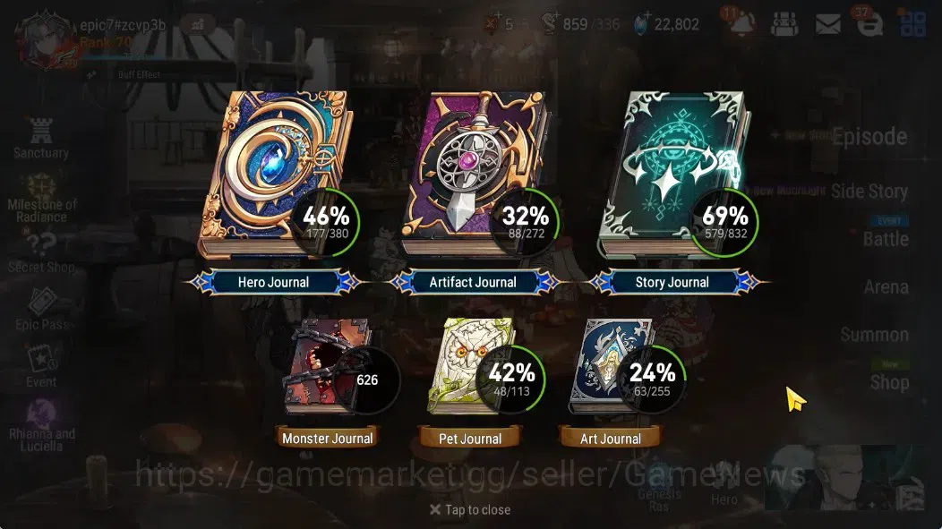 Epic Seven Accounts GLOBAL Unverif|New Era|11 ML(NM Luna,Straze,SP Pol image 5