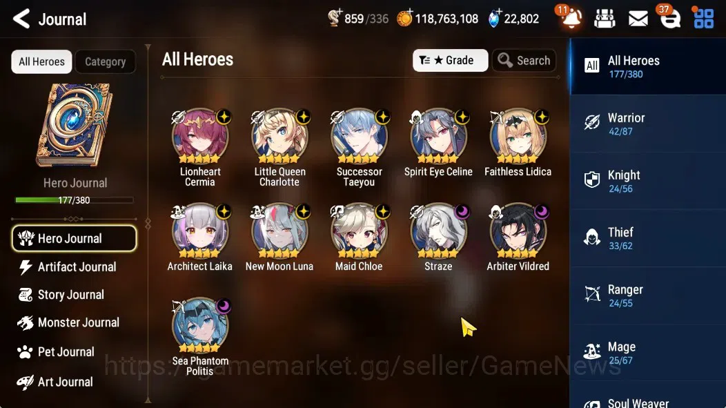 Epic Seven Accounts GLOBAL Unverif|New Era|11 ML(NM Luna,Straze,SP Pol image 6