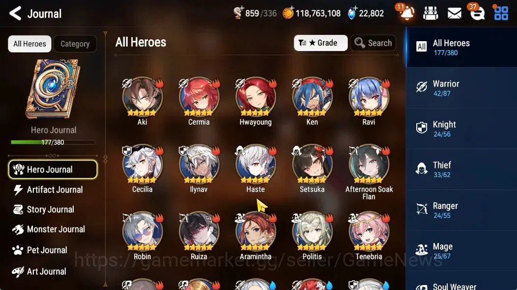 Epic Seven Accounts GLOBAL Unverif|New Era|11 ML(NM Luna,Straze,SP Pol image 7