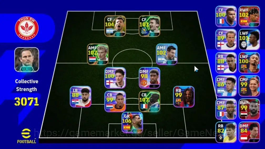 eFootball Accounts Legends & Iconic Players Android|4 Epic Lilian Thuram,Sergio Aguero,Dennis Bergkamp,Andriy Shevchenko|5 1