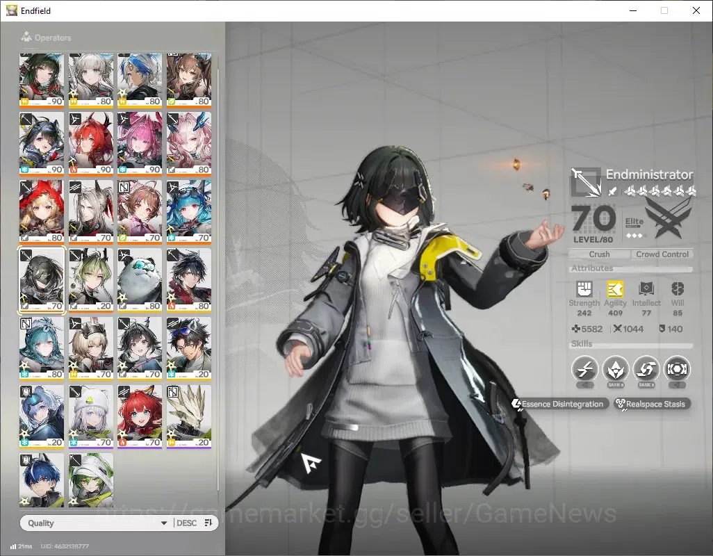 Arknights: Endfield Accounts ASIA|Lv 60|11 SSR (7 1