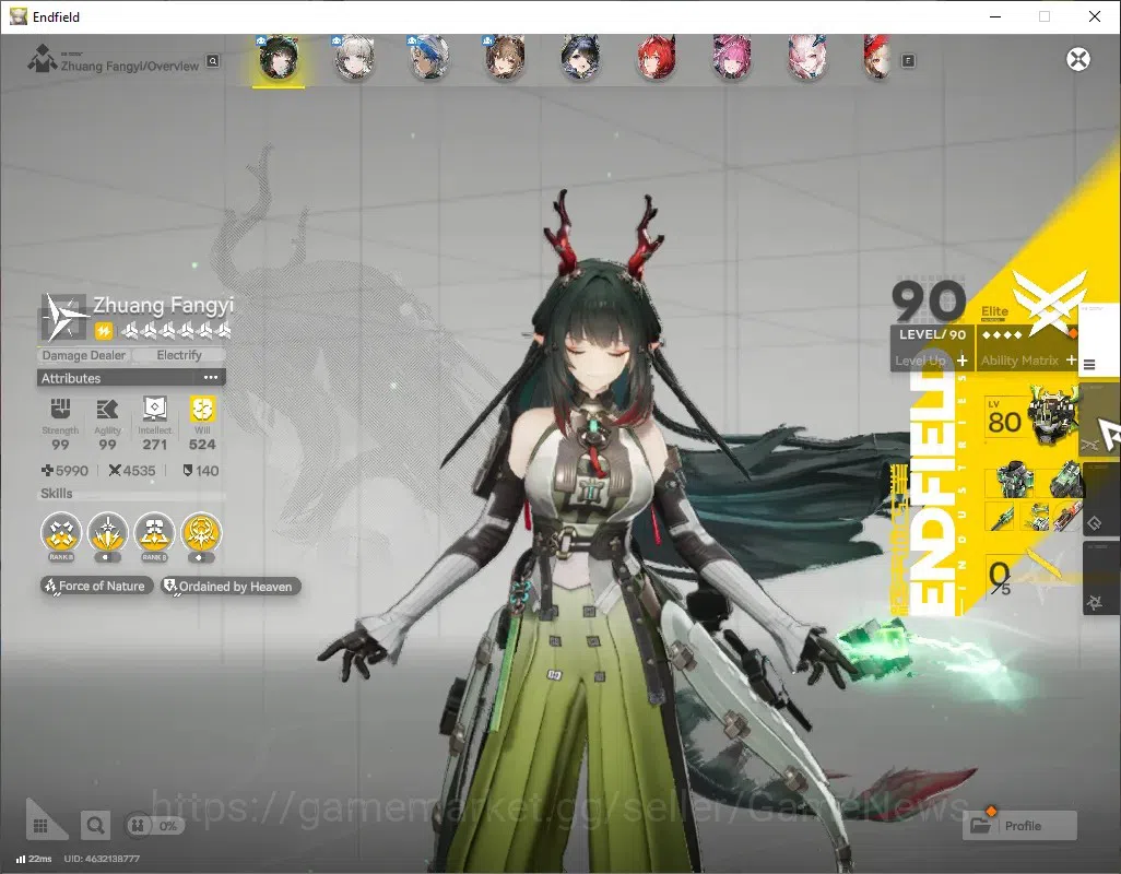 Arknights: Endfield Accounts ASIA|Lv 60|11 SSR (7 5