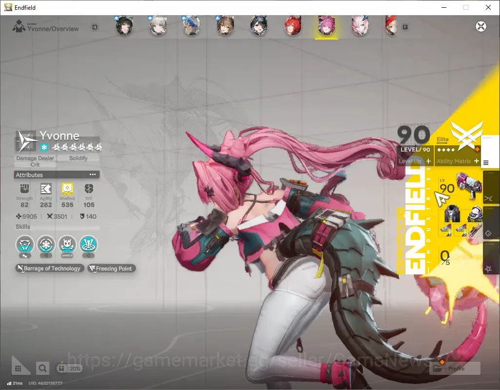 Arknights: Endfield Accounts ASIA|Lv 60|11 SSR (7 7
