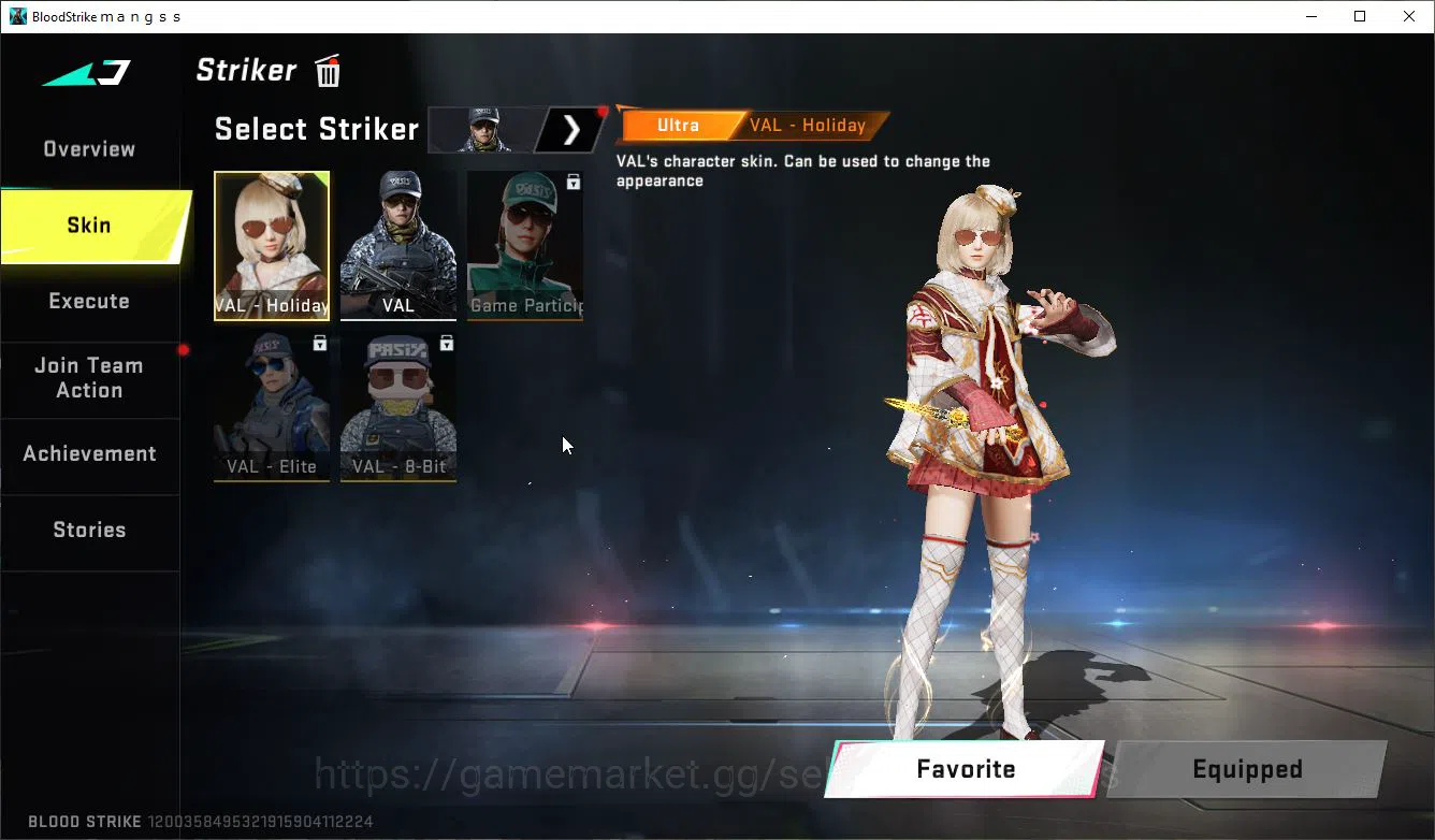 Blood Strike Accounts High-End ASIA|Artifact EVO-Pivot|MELEE BF Knife|9 ULTRA[Hank,Emma,Glock,Spear,Etc]|Collab BLEACH 7