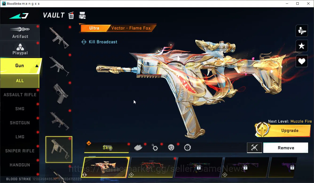 Blood Strike Accounts High-End ASIA|Artifact EVO-Pivot|MELEE BF Knife|9 ULTRA[Hank,Emma,Glock,Spear,Etc]|Collab BLEACH 12