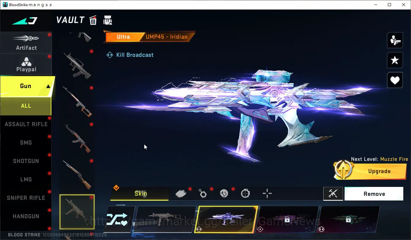 Blood Strike Accounts High-End ASIA|Artifact EVO-Pivot|MELEE BF Knife|9 ULTRA[Hank,Emma,Glock,Spear,Etc]|Collab BLEACH 15