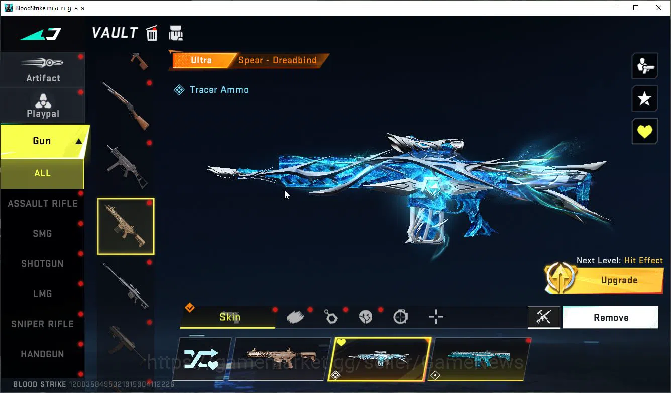 Blood Strike Accounts High-End ASIA|Artifact EVO-Pivot|MELEE BF Knife|9 ULTRA[Hank,Emma,Glock,Spear,Etc]|Collab BLEACH 16