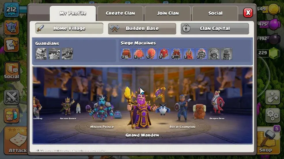 Clash of Clans Accounts TH 17 - BH 10|LV 212|HH 10|Limited Skin|BK 82,AQ 8 image 6