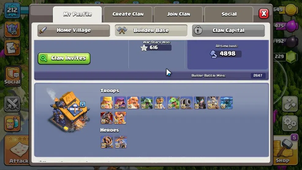 Clash of Clans Accounts TH 17 - BH 10|LV 212|HH 10|Limited Skin|BK 82,AQ 8 image 7
